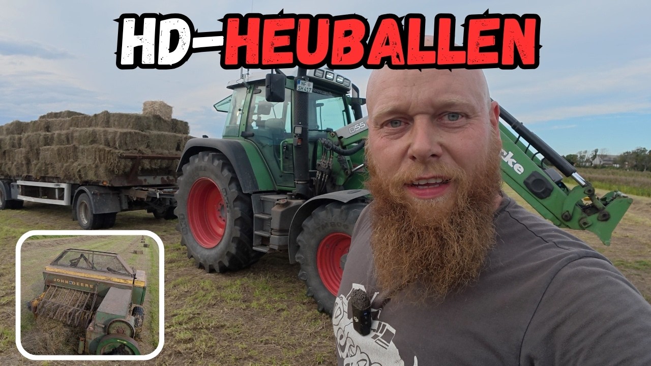 Wir wickeln wieder solo unser Heu - FarmVLOG#1135
