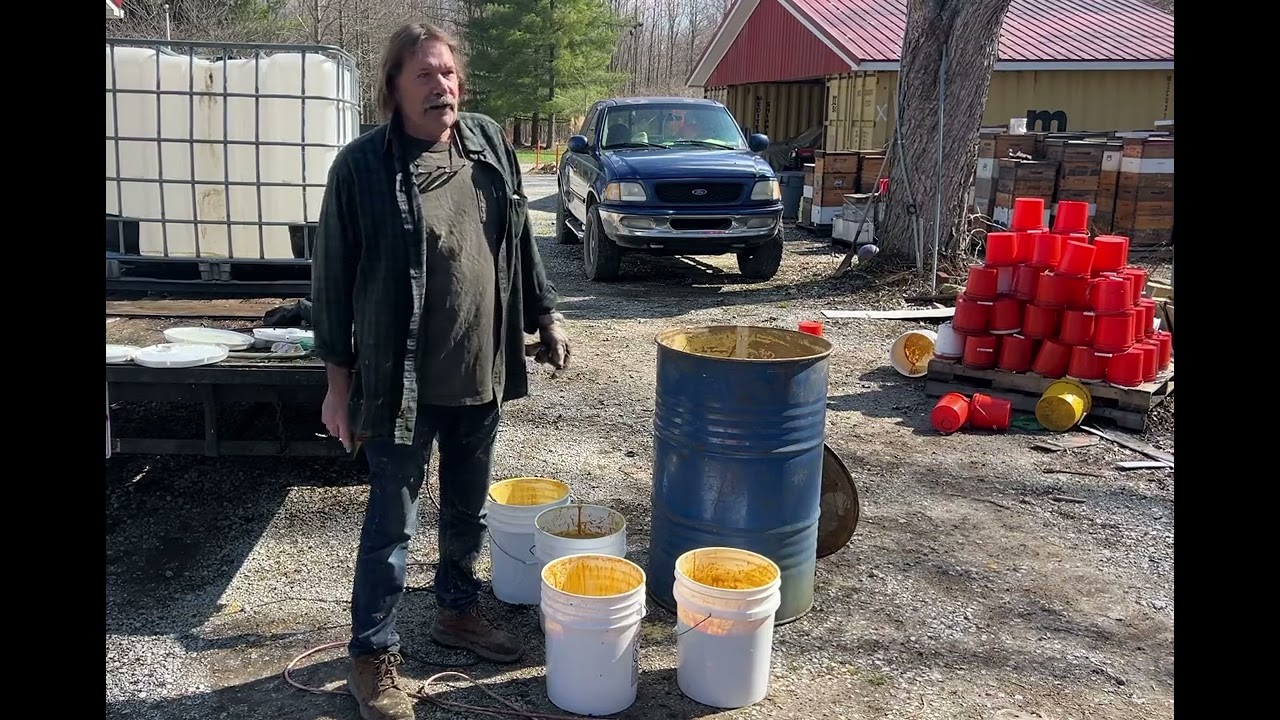 March 9, 2026, mixing ultra Bee with prosweet to make pollen patties