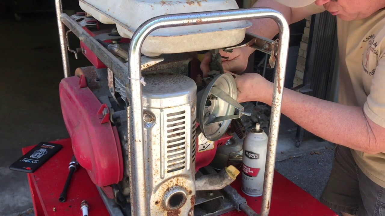 Vintage Honda E2500 Generator Start Up Part 1