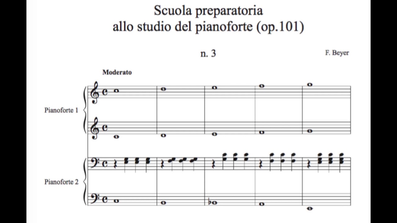 F. Beyer - op. 101 nn. 3-7
