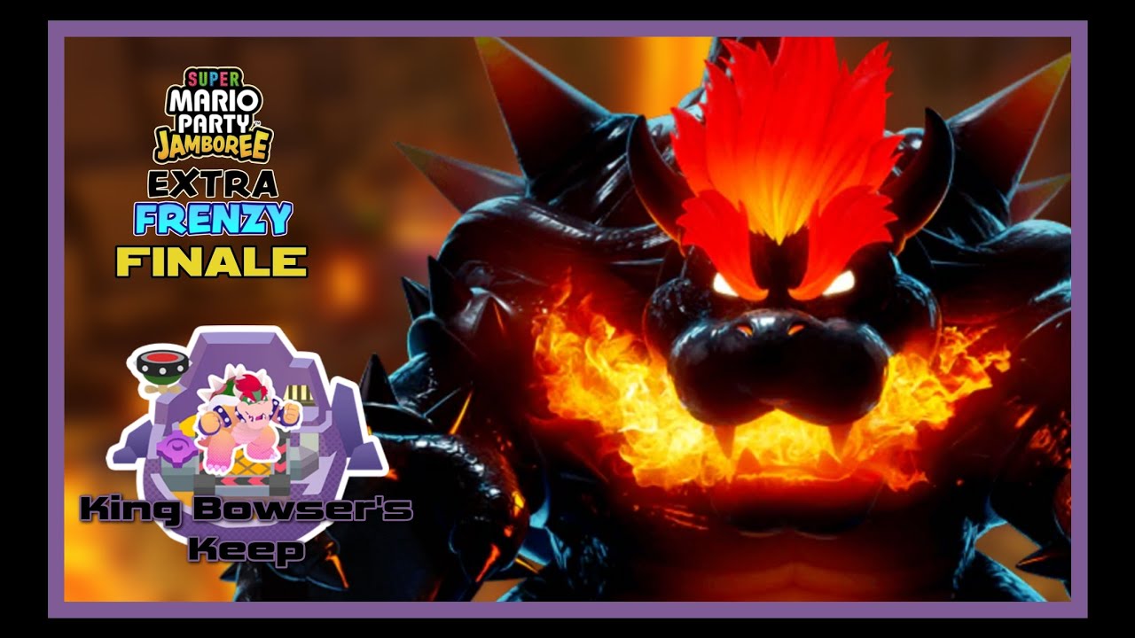 Super Mario Party JAMBOREE (EXTRA) - King Bowser's Keep (FRENZY) #mario party #bowser #switch2
