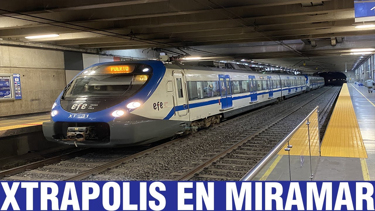 Metro Valparaiso | Trenes Xtrapolis en Miramar