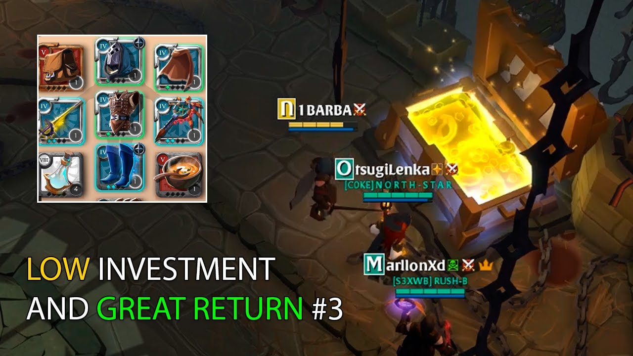 Build T4.1 Static Dungeon l low investment l 6m+ profit Albion online