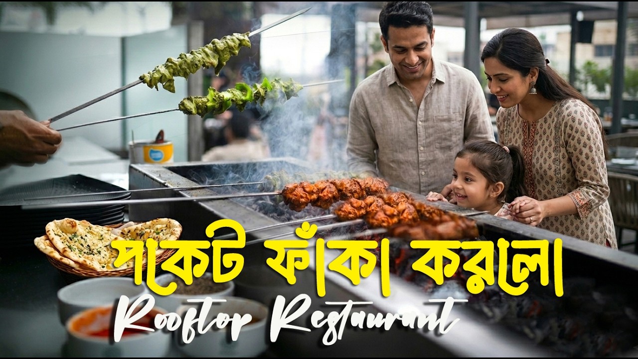 পকেট ভর্তি টাকা থাকলে চলে যান- The Green Lounge | Rooftop restaurant.