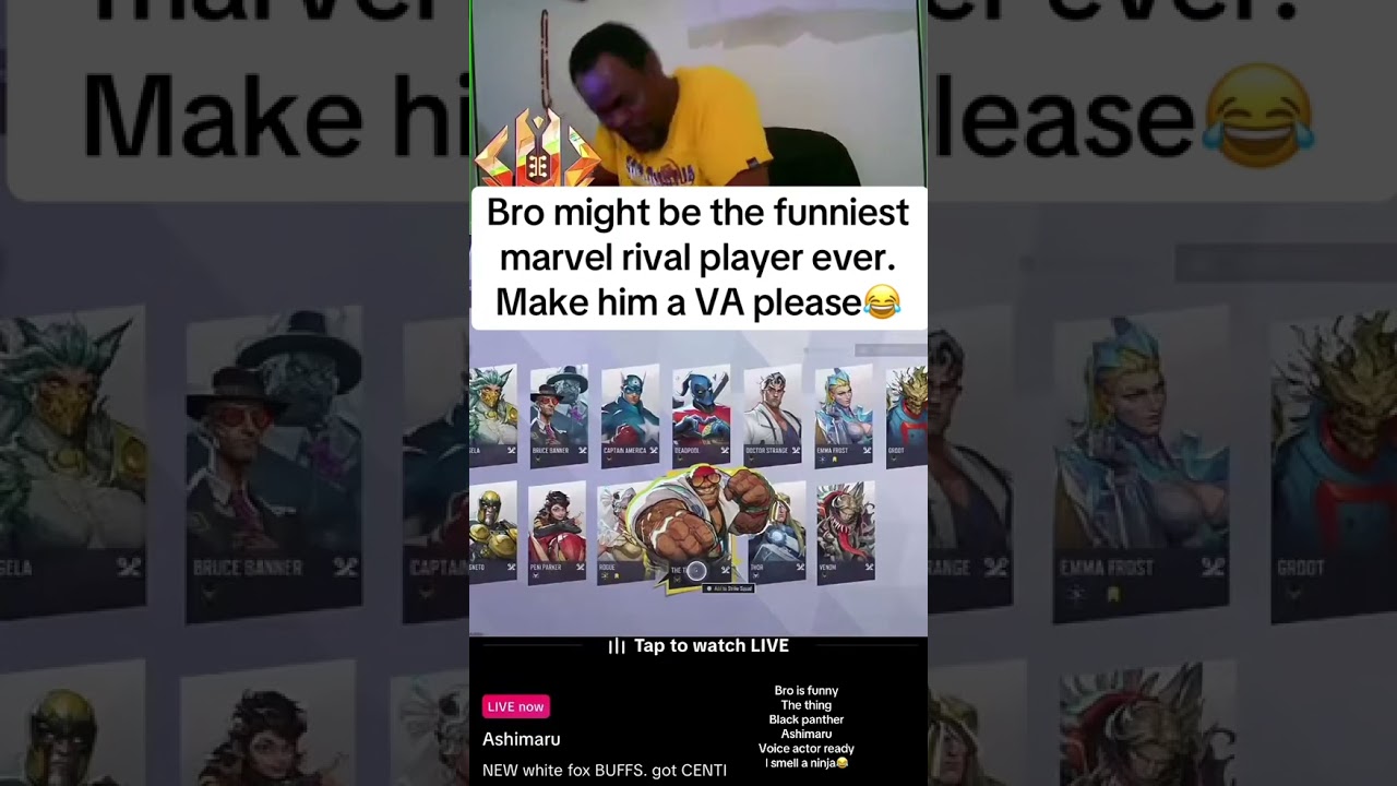 Bruh is way too funny #marvelrivals #thething #blackpanther #marvelrivalscontentcreator #notsofast
