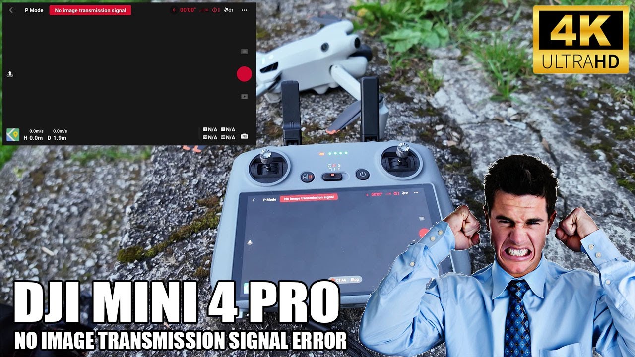 DJI MINI 4 PRO: How to fix issue no image transmission signal