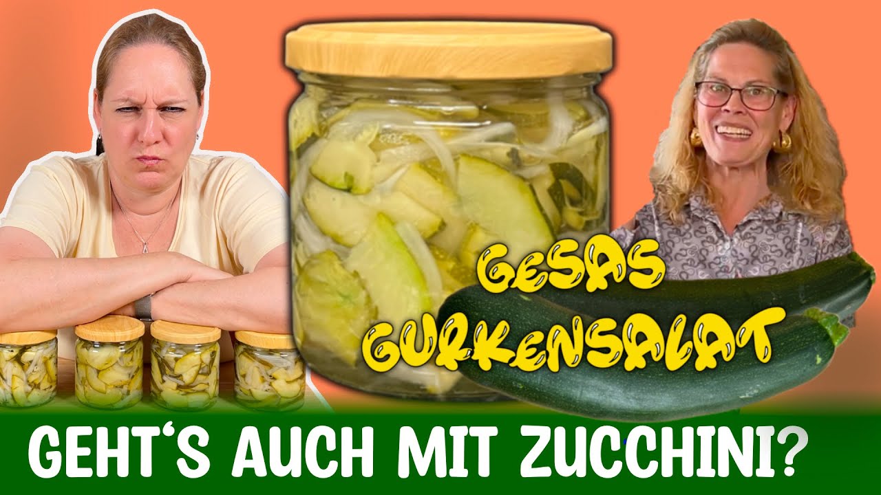 Zucchinisalat nach Gesa-Art  - besteht er Steffis strenge Prüfung? 🧐