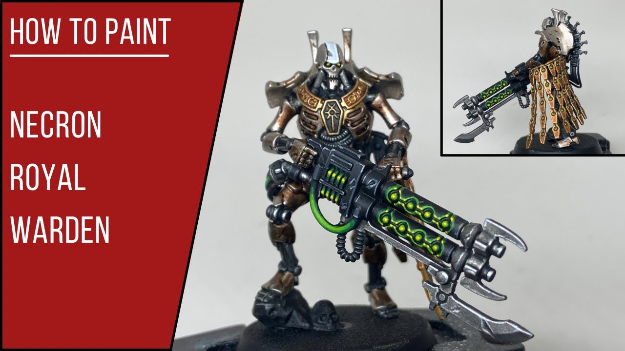 How to Paint: Necron Royal Warden (Warhammer Imperium)