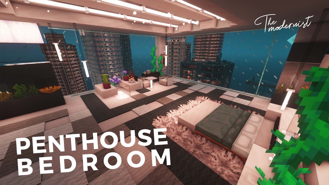 Minecraft Modern Skyscraper Bedroom