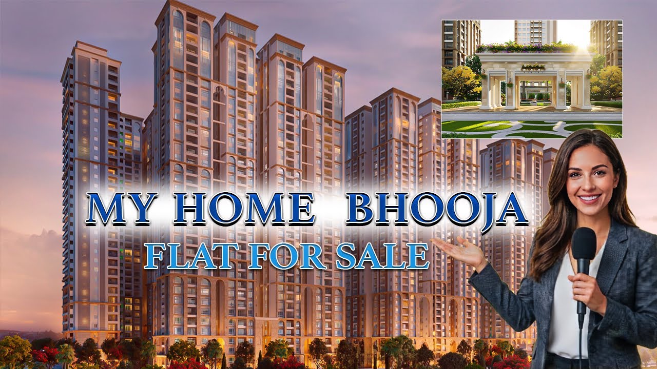  MY HOME BHOOJA FLAT FOR SALE || SEMI FURNISHED|| HYDERABAD
