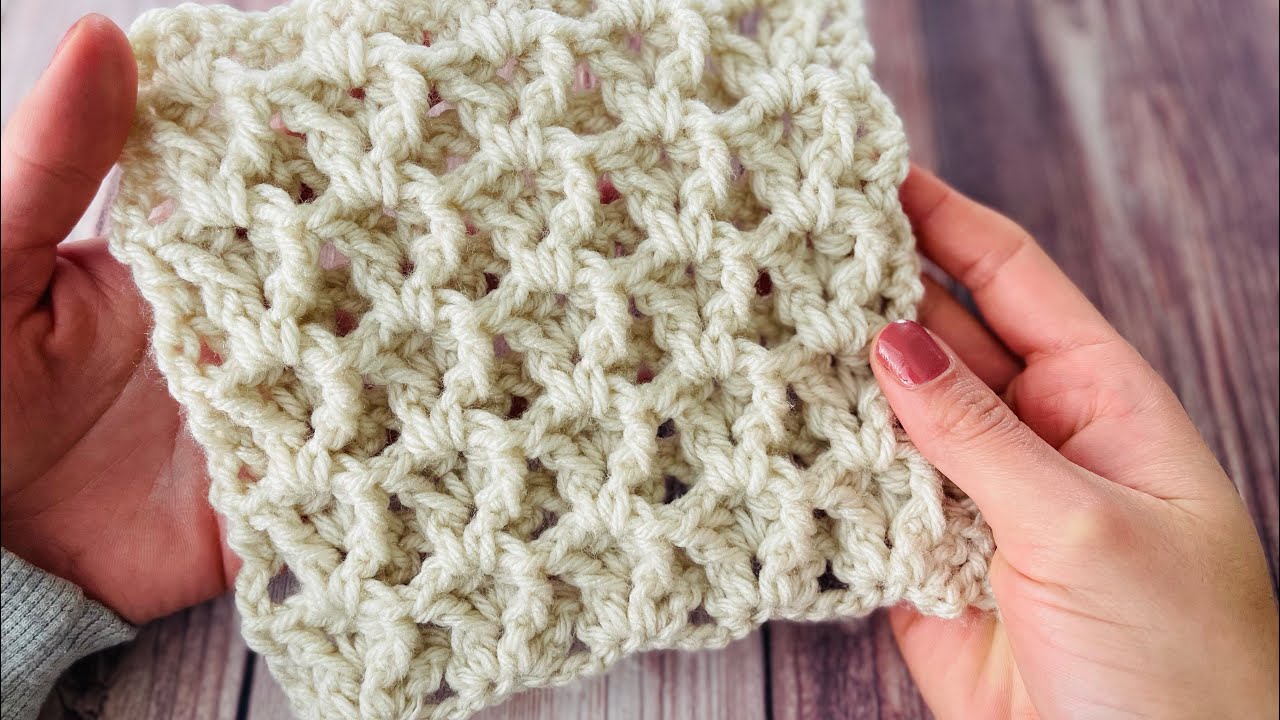 Punto REVERSIBLE  a crochet FASIL y RAPIDO  de tejer/Brenny's Crochet