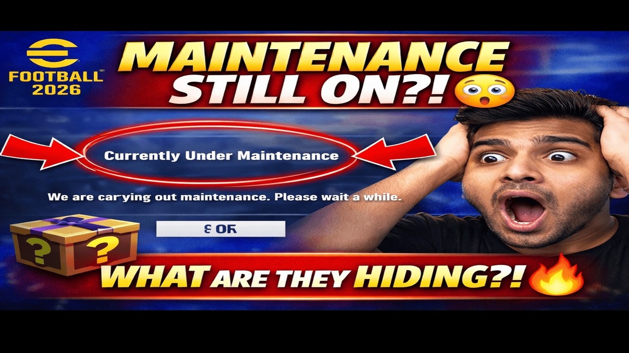 Something BIG Is Coming?! 🔥 eFootball 2026 Maintenance Watch Party #efootball2026 #pes #shorts