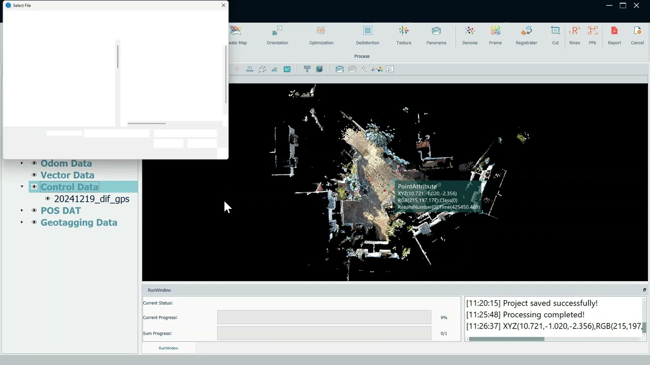 Georreferenciación de la nube de puntos GCP x120go TERRENO Y POST PROCESO. STONEX