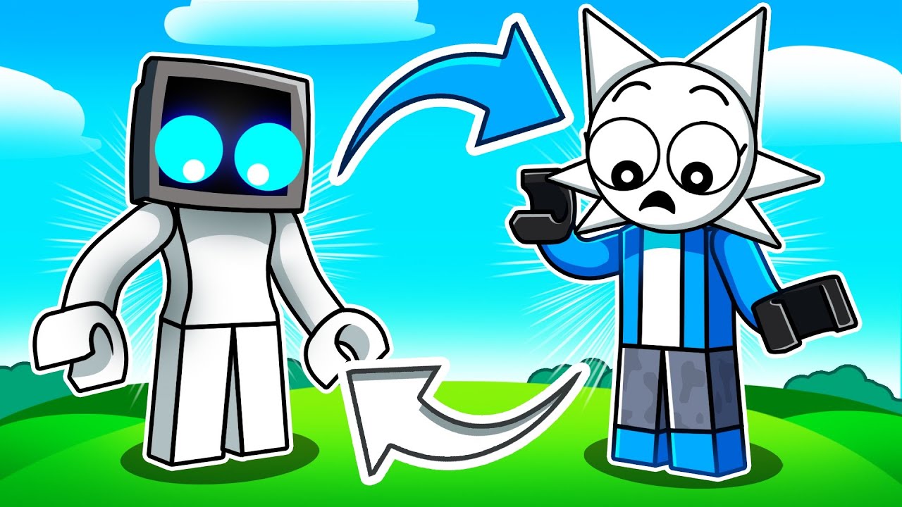 We Swapped BODY PARTS with SPRUNKI in Roblox!