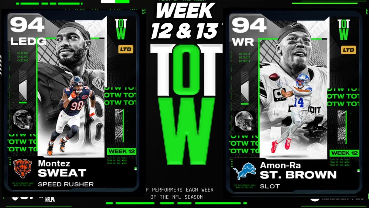 Команда недели: 12 и 13 игроков и LTD | Madden 26 Ultimate Team