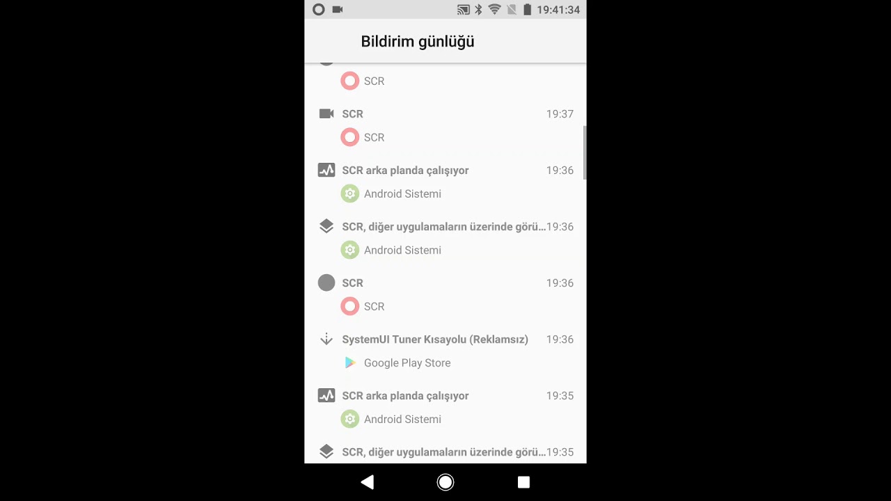 Bildirim G&uuml;nl&uuml;ğ&uuml;
