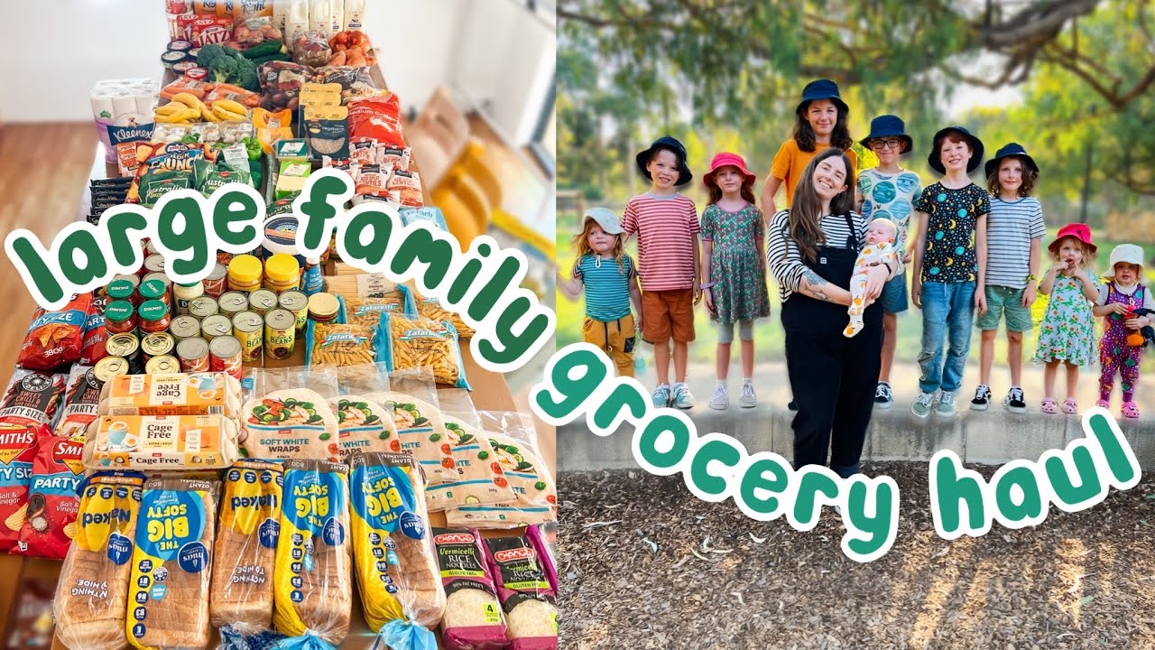 LARGE FAMILY GROCERY HAUL | Mom of 10 w/ Twins + Triplets