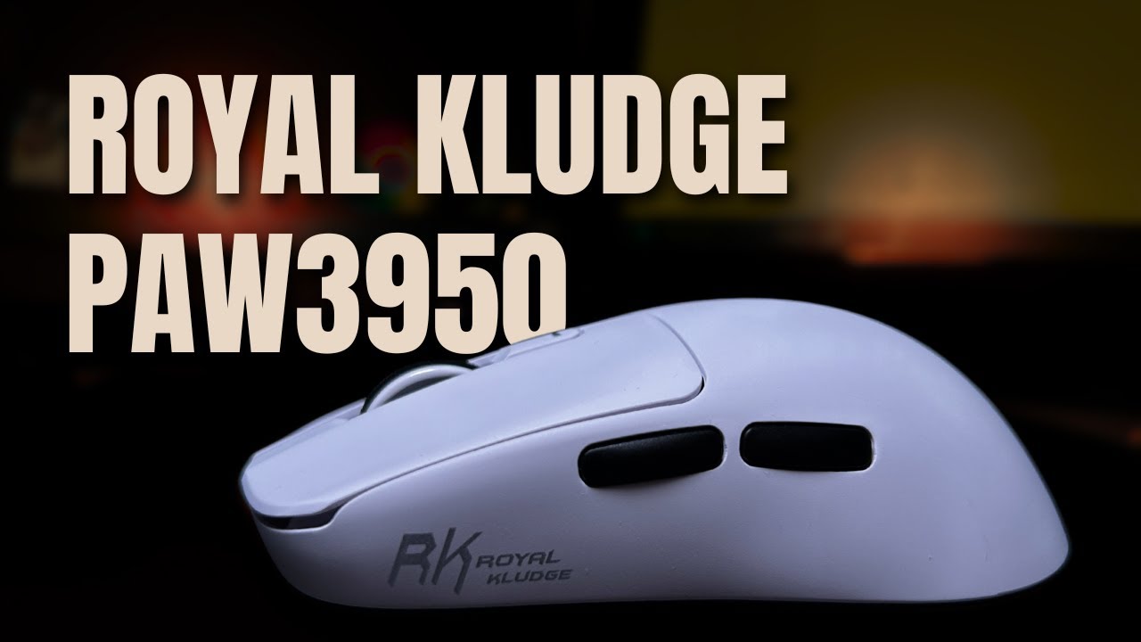 Royal Kludge M3 8k polling PAW3950 Gaming Mouse Review