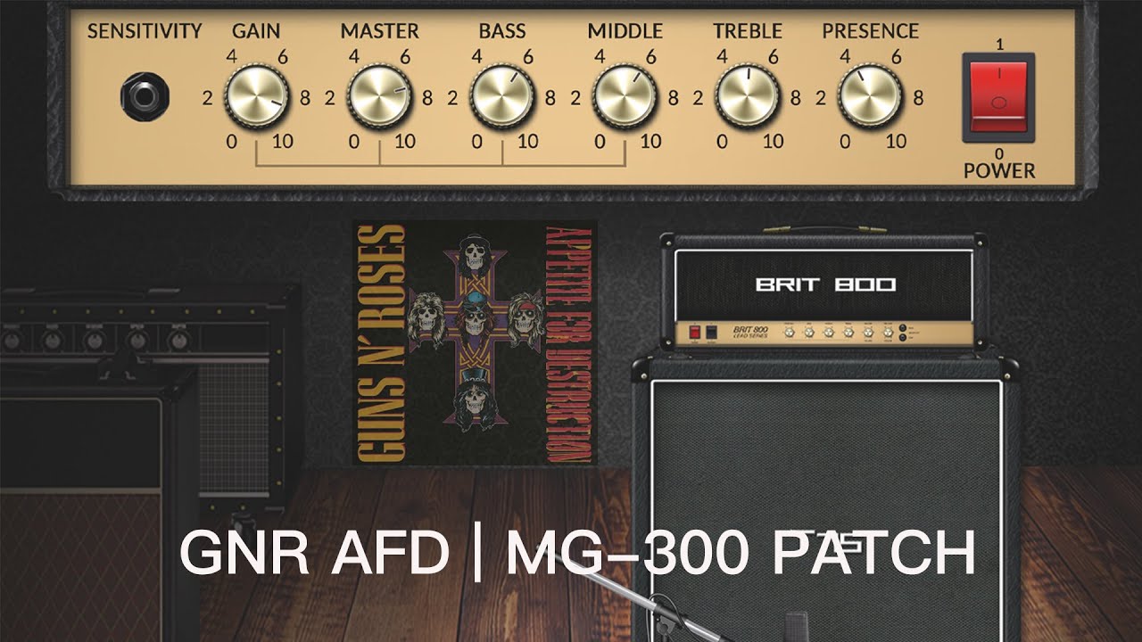 GNR AFD Sweet Child O Mind demo | MG 300 Patch