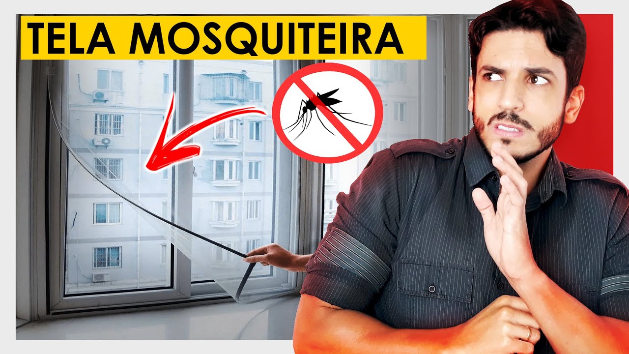 TELA MOSQUITEIRO -  BARATO E FÁCIL DE INSTALAR EM PORTAS E JANELAS