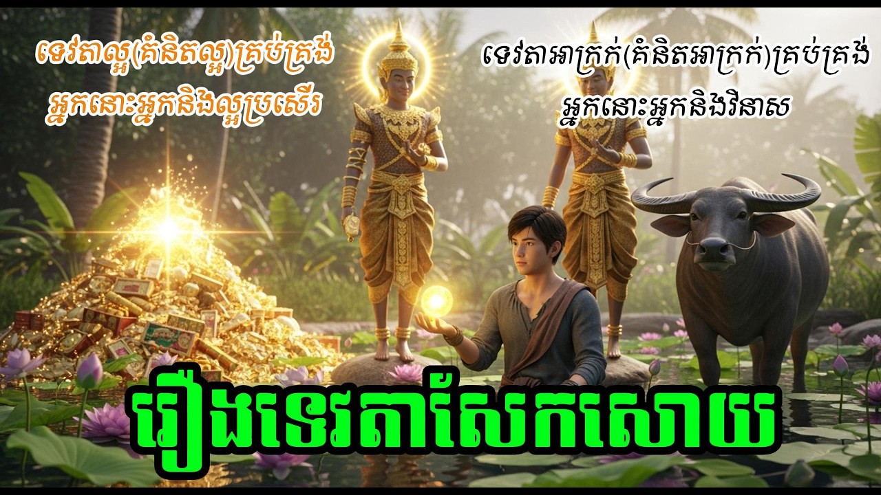 រឿងទេវតាសែកសោយ\Faity tale-ពេលរាត្រី​#fairytale #movie #animation