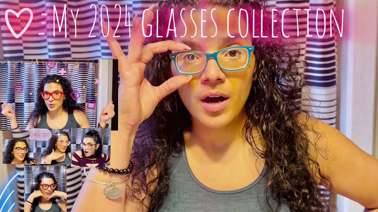 My huge Glasses collection for 2024| Different look for everyday of the Week