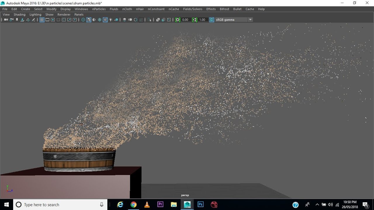Maya nParticle Dissolve Effect || Professional Trick ||