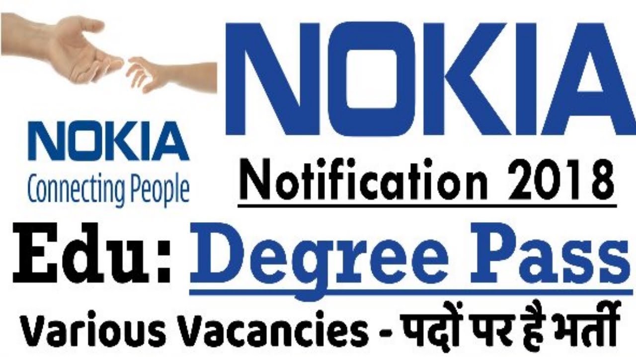NOKIA Recruitment 2018 | Jobs All Over India | Private Jobs | Jobs in June