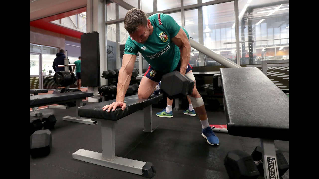 Training with Sam Warburton 💪