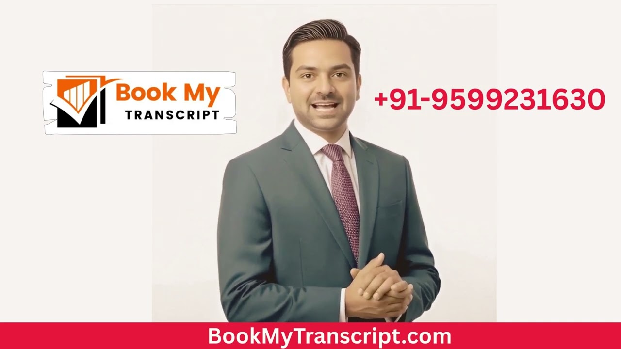 Transcript Services for Most Universities in India | Fast & Reliable