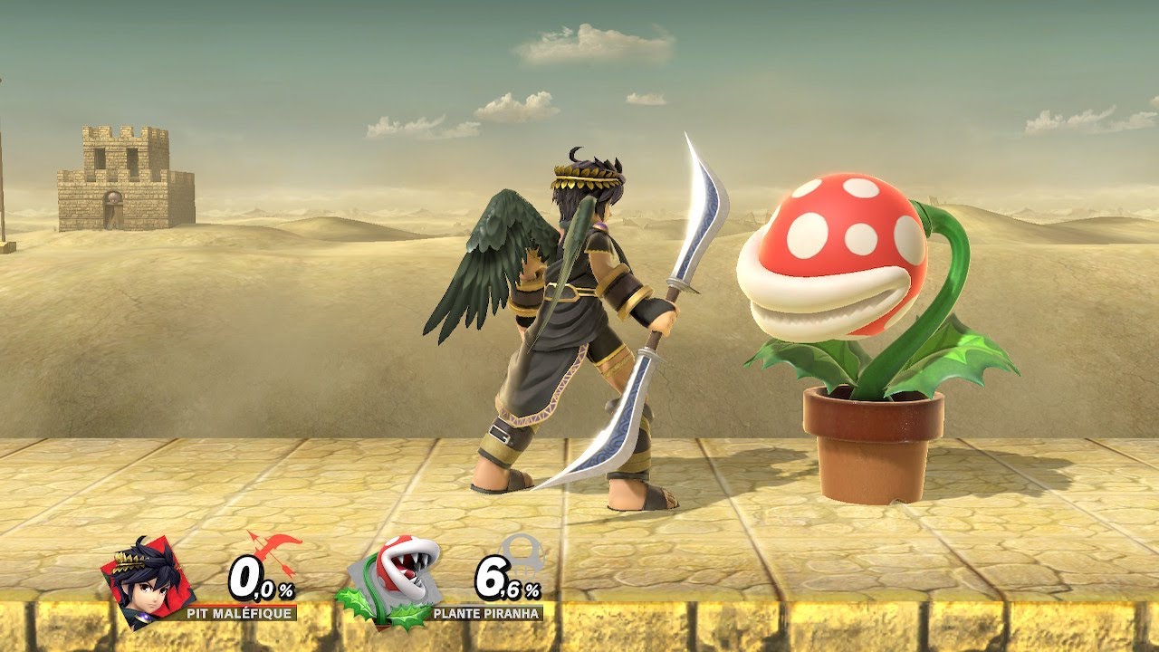 Kudemo (Dark Pit) vs Leazin (Piranha Plant)