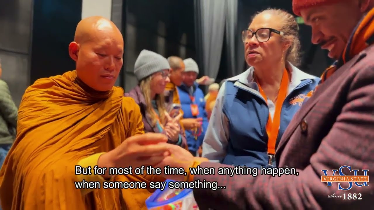 THE WALK FOR PEACE MONKS VISIT VSU