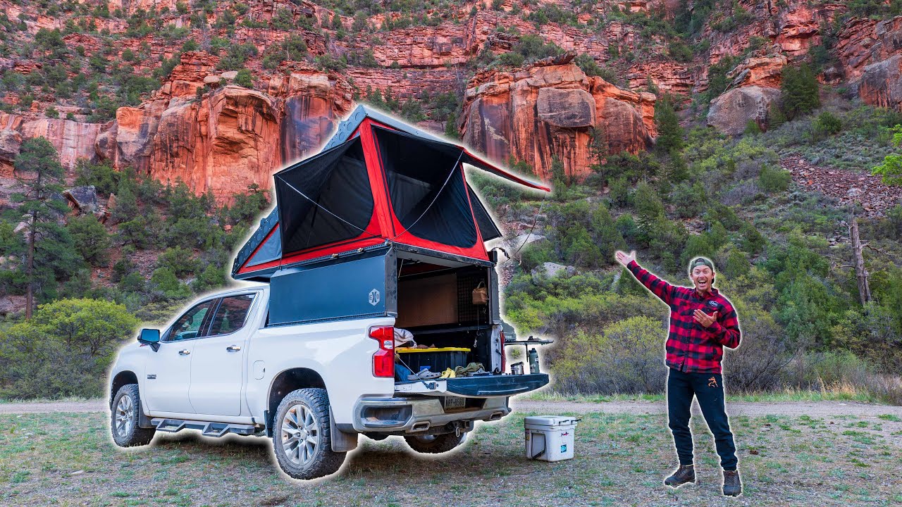 I DROVE 2600 MILES for THIS! Truck Top Wedge Camper Tour