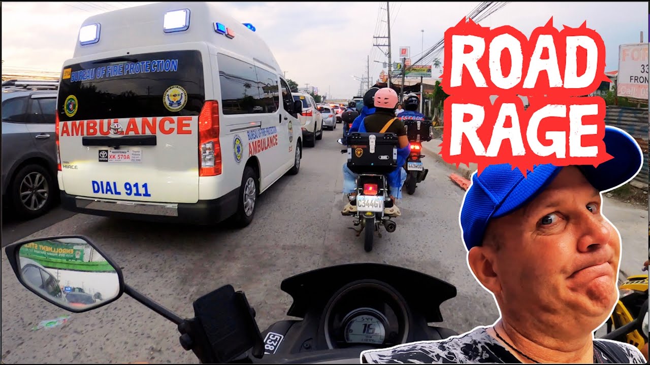 Is it as bad as it looks..?  Driving Motorbike in Angeles City #driving