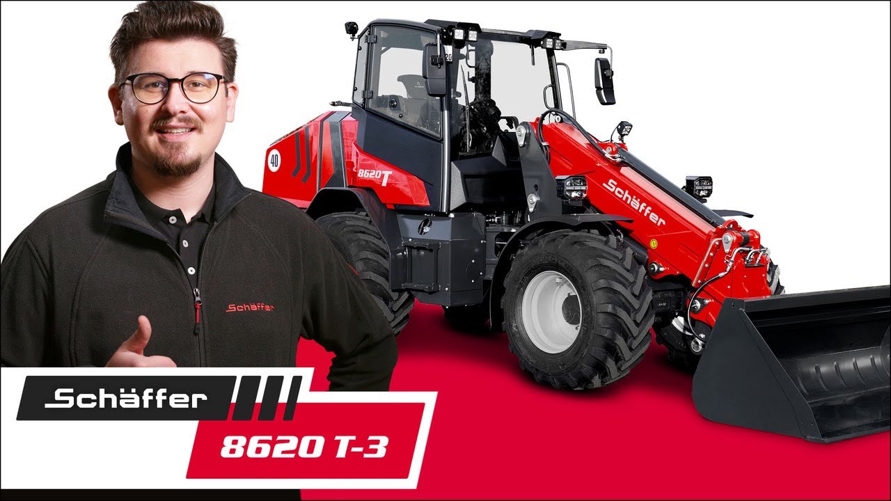 Schäffer Teleradlader 8620 T-3 – Walk-around DE