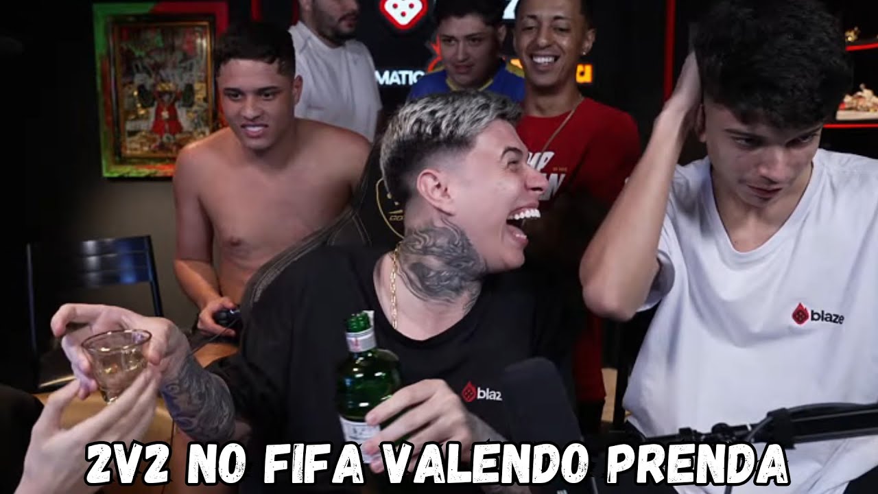 YURI JOGANDO 2V2 NO FIFA VALENDO PRENDA