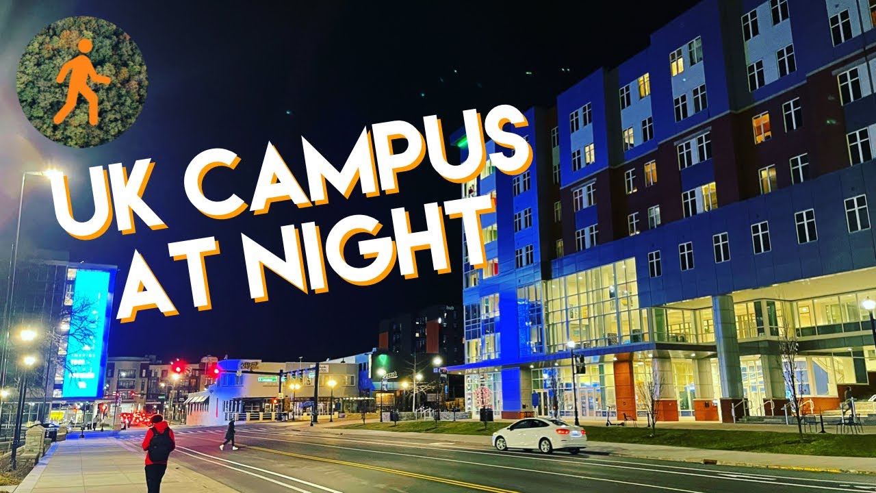 University of Kentucky - Dusk & Night Walk - Lexington, Kentucky
