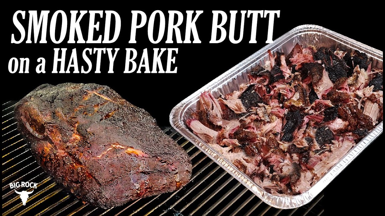 How to Smoke Pulled Pork on a Hasty Bake | Snake Method