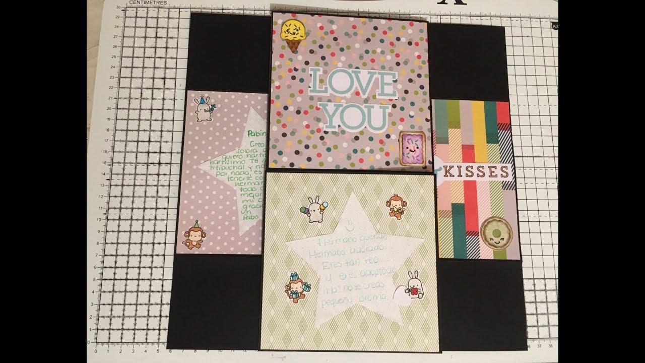 DIY: Tarjeta infinita Gigante/ cardmaking/ regalo cumpleaños/ fácil/ idea/happy birthday
