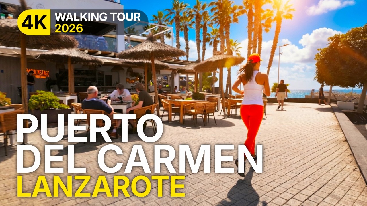 The Old Town, Puerto del Carmen Lanzarote 2026 - 4K Walking Tour