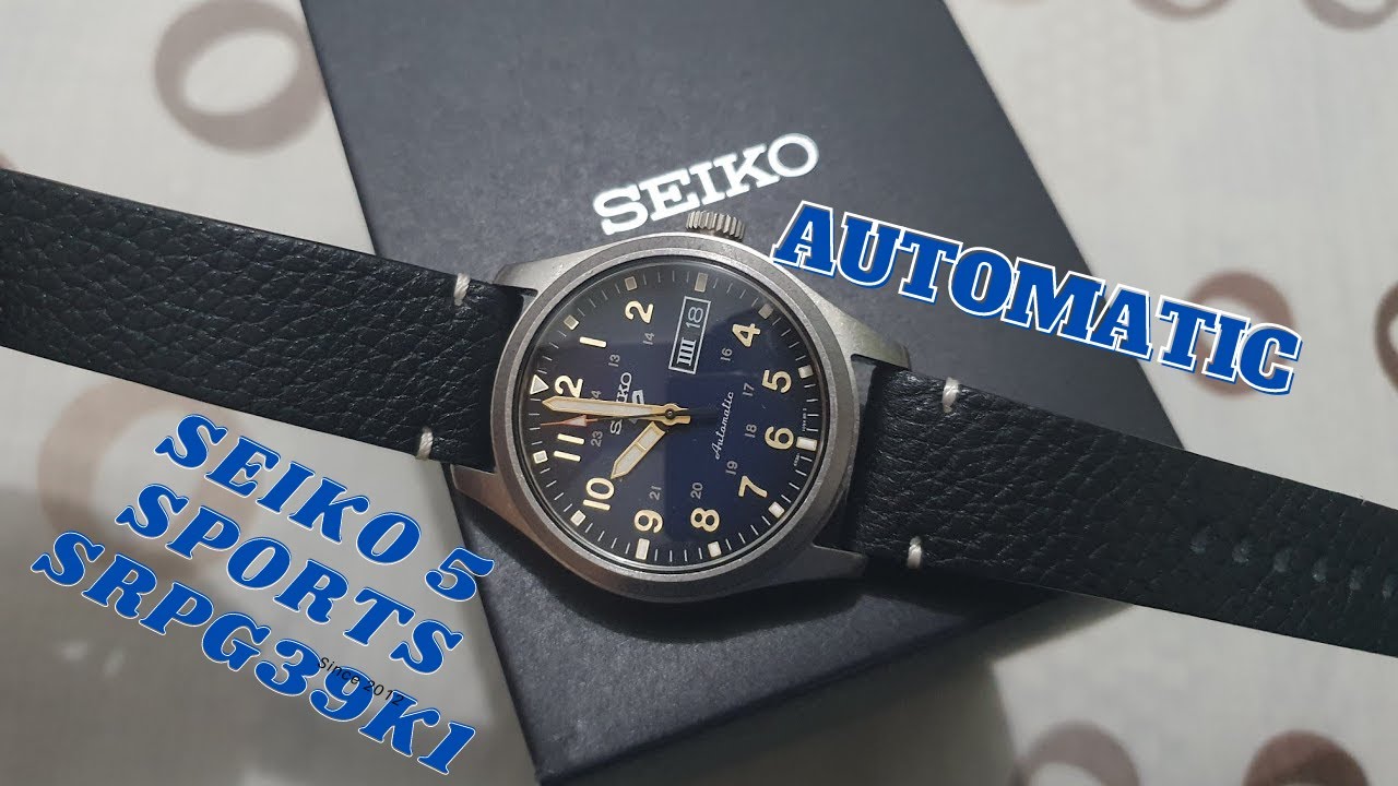 UNBOXING SEIKO 5 SPORTS SRPG39K1 AUTOMATIC BLUE DIAL | BAHASA INDONESIA
