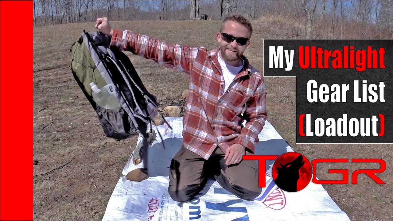 My Ultralight Gear List - Spring Example - The Outdoor Gear Review