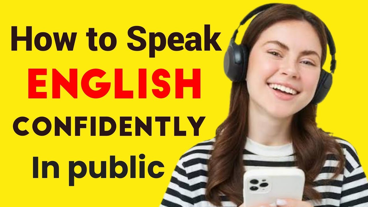 How to speak English  confidently in public | learn English with podcast |