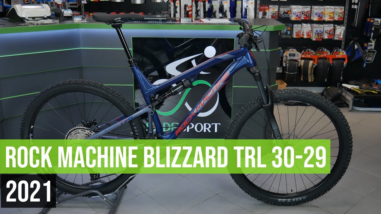 Celoodpružený Bicykel Rock Machine BLIZZARD TRL 30-29 2021 / Sadesport