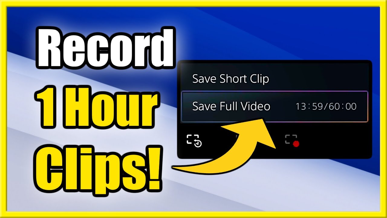 How to Record PS5 Video Clips up to 1 Hour Long (Easy Tutorial)