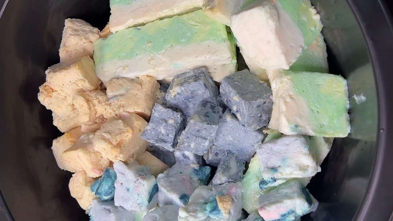 SOAKED SOAP | RECYCLE SOAP SETS | MUSHY SOAP #acmp #soapasmr #soakedsoapasmr