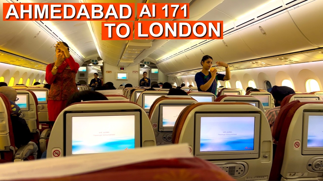 Air India Flight AI 171 - Ahmedabad To London Gatwick ✈️ In-Flight Experience