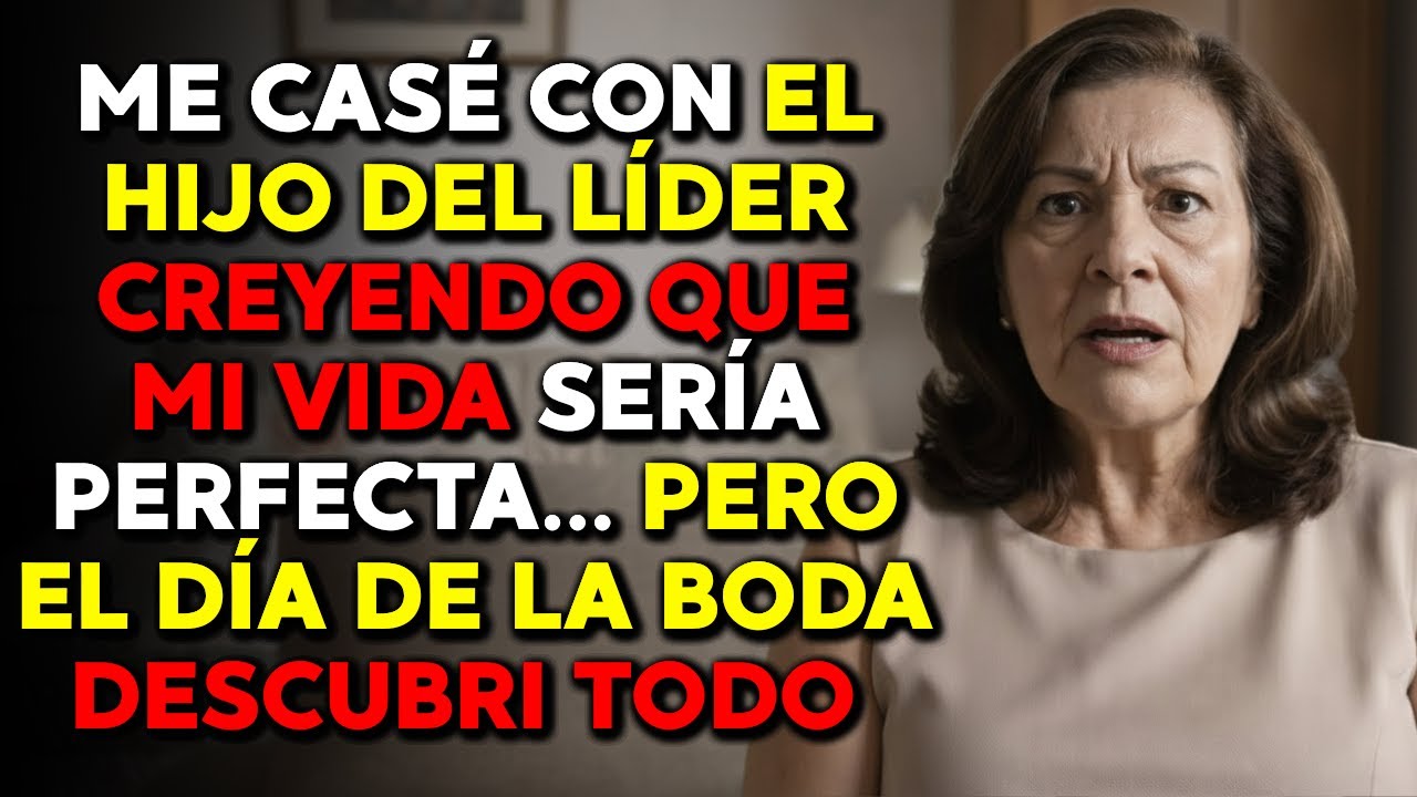 Me casé con el hijo del líder creyendo que mi vida sería perfecta…Pero el día de la boda todo cambió