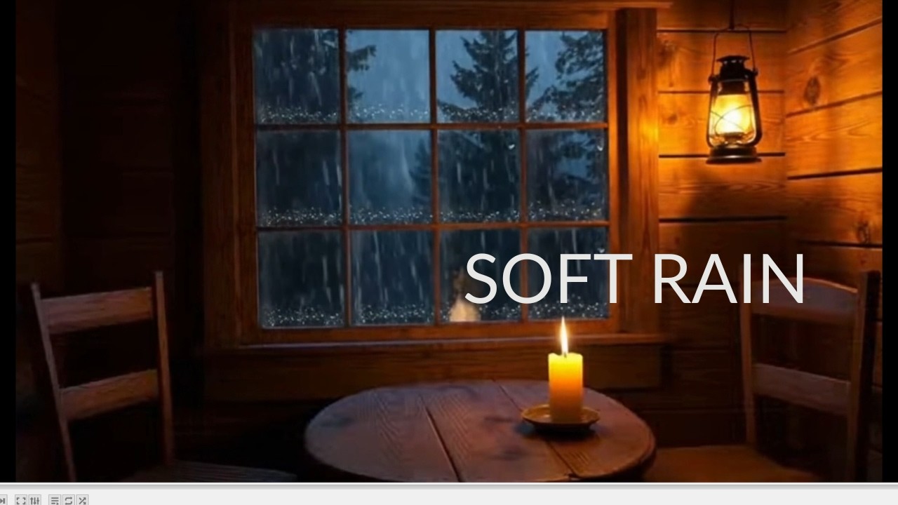 Forest Cabin Rain at Night 🌧️  Calm Rain Sounds for Sleeping  1 5H
