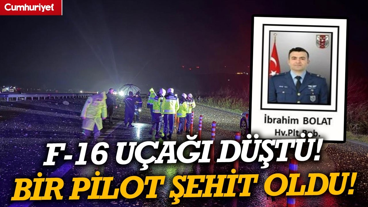 An F-16 aircraft crashed in Balıkesir: One pilot was killed! The driver who witnessed the inciden...